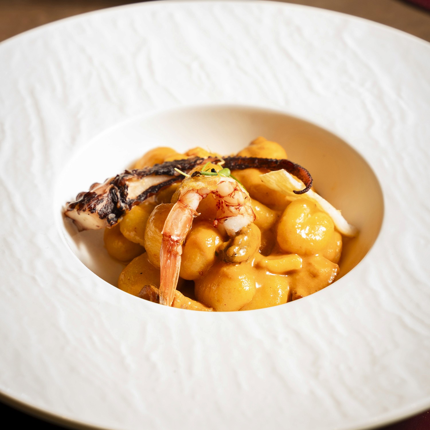 Piatto di pasta di mare